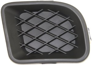 Fog Light Cover for Chrysler PT Cruiser 2006-2010, Right (Passenger) Side, Black, Replacement