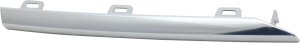 Front Fog Light Molding, Satin Nickel Insert for 2013-2014 ATS Cadillacs, Right (Passenger), Replacement