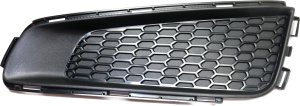 Fog Light Cover for Cadillac ATS 2013-2014, Left (Driver) Side, Outer Cover Grille, Textured, without HID Headlights, Replacement