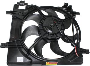 Radiator Fan Assembly for Chevrolet Spark 2013-2015, Automatic Transmission without Air Conditioning, Replacement