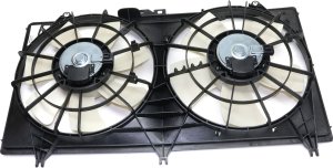 Radiator Fan Assembly for Chevrolet Camaro 2012-2015, Dual Fan, 6.2L Engine, Replacement