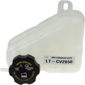 Coolant Reservoir with Cap for 2006-2007 Chevrolet Malibu, 1st Design, Excluding 3.9L Engine Models, Suitable for 2007 3.5L, Replacement