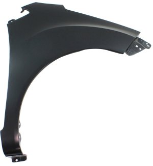 Front Fender for Chevrolet Spark 2013-2015 Right (Passenger), Primed (Ready to Paint), without Side Light Hole and Rocker Molding Hole, Replacement