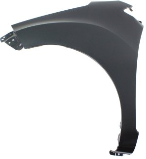 Front Fender for Chevrolet Spark 2013-2015, Left (Driver) Side, Primed (Ready to Paint), without Side Light Hole and Rocker Molding Hole, Replacement