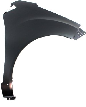 Front Fender for Chevrolet Spark 2013-2015, Right (Passenger) Side, Primed (Ready to Paint), without Side Light Hole, with Rocker Molding Hole, Replacement