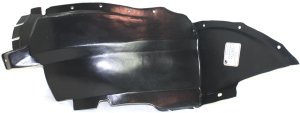 Front Fender Liner for 1995-1999 Chevrolet Cavalier, Left (Driver) Front Section, Z24 Model, Replacement