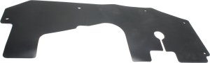 Front Fender Liner Extension for STS 2008-2011, Right (Passenger) Equals Left (Driver), Engine Guard, All-Wheel Drive, Excluding V Model, Replacement