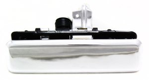 Front Exterior Door Handle for Chevrolet Astro and Safari 1992-1995, Lumina APV 1990-1996, Right (Passenger), Steel Rod Retainer, Chrome, Replacement