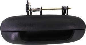 Front Exterior Door Handle for Chevrolet Trailblazer/GMC Envoy 2002-2009, Right (Passenger), Textured Black, Without Keyhole, Replacement