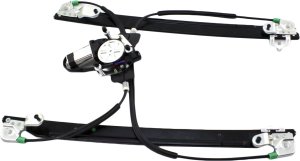 Front Window Regulator for Dodge Caravan 2001-2003, Right (Passenger), Power, with Motor, Replacement