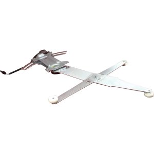 Front Window Regulator for Chevrolet Camaro 1993-2002, Right (Passenger), Power, with Motor, New, with Dielectric Grease and Rivet, Replacement