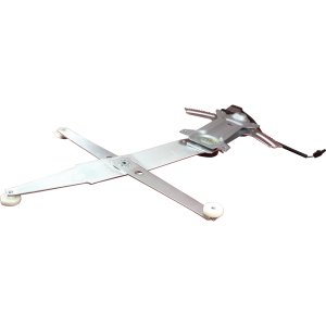 Front Window Regulator for Chevrolet Camaro 1993-2002, Left (Driver), Power Operated, with Motor, New, Includes Dielectric Grease and Rivet, Replacement