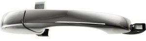 Front Exterior Door Handle for Dodge Magnum 2005-2008, Chrysler 300 2005-2010, Right (Passenger) Side, Plastic, Chrome, Without Keyhole, Fits Rear, Replacement