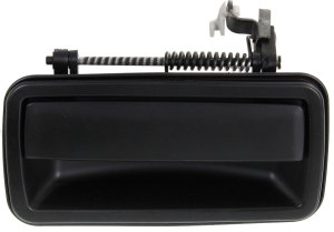 Rear Exterior Door Handle for Chevrolet Blazer 1995-2005, Left (Driver), Smooth Black, 4-Door, Plastic, Replacement