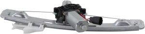 Power Rear Window Regulator with Motor for 2004-2005 Chevrolet Malibu, Left (Driver) Side, Up to 6-5-05, Replacement
