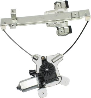 Power Rear Window Regulator with Motor for 2007-2014 Cadillac Escalade, Chevrolet Tahoe, GMC Yukon, Left (Driver), Replacement