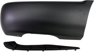 Quarter Panel Extension for Chevrolet S10 / GMC Sonoma Pickup 1994-2003, Right (Passenger), Primed (Ready to Paint), Stepside, Standard Cab, Base / LS Model, Replacement