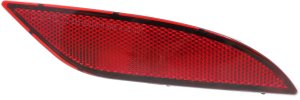 Rear Bumper Reflector Light for Chevrolet Malibu 2016-2023, Right (Passenger) Side, Compatible with Hybrid/Luxury/Limited/Tag Models, Replacement