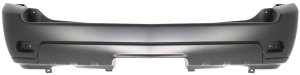 Rear Bumper Cover for Chevrolet Trailblazer LT Model (2006-2009), Primed (Ready to Paint), Replacement