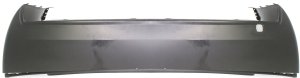 Rear Bumper Cover for Cadillac CTS Sedan 2008-2013, Primed (Ready to Paint), Without Object Sensor Holes, Replacement
