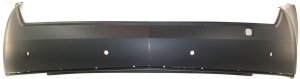 Rear Bumper Cover for Cadillac CTS Sedan 2008-2013, Primed (Ready to Paint) with Object Sensor Holes, Replacement