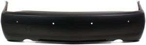 Primed (Ready to Paint) Rear Bumper Cover for Cadillac STS 2008-2011, Replacement