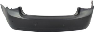 Rear Bumper Cover for Chevrolet Cruze 2011-2015, Cruze Limited 2016, Primed (Ready to Paint), without Rally Sport Package and Blind Spot Sensor Holes, with Rear Object Sensor Holes, Replacement
