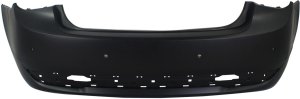 Rear Bumper Cover for Chevrolet Cruze 2011-2015/Cruze Limited 2016, Primed (Ready to Paint), with Rally Sport Package, with Parking Aid Sensor Holes, without Blind Spot Sensor Holes, Replacement