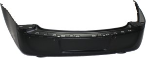 Rear Bumper Cover for Chrysler 300, 2011-2014, Primed (Ready to Paint), with Parking Aid Sensor Holes, Excluding SRT-8 Model, Replacement
