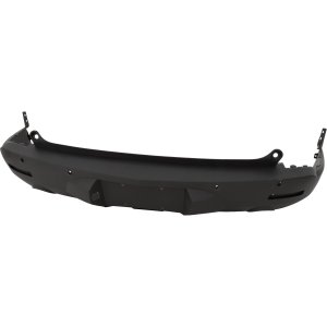 Rear Bumper Cover for Chevrolet Traverse 2009-2012, Textured, with Dual Exhaust Holes, Replacement