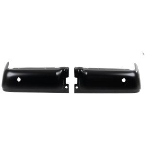 Step Bumper Face Bar for Ford F-150 2009-2014, Without Pad but With Pad Provision, Without Mounting Bracket, Powdercoated Black, With Rear Object Sensors Hole, Styleside, Replacement