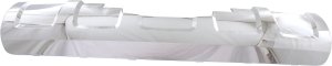 Rear Bumper Molding Lower Cover for Chevrolet Equinox 2010-2015, Chrome, with Chrome Package, Replacement