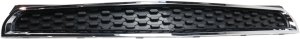 Textured Black Shell and Insert Grille for Chevrolet Equinox LS/LT Model 2012-2015 without Chrome Package, Replacement
