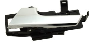 Front Interior Door Handle for Chevrolet Aveo 2007-2011, Left (Driver), Chrome, Also Fits Rear, Replacement
