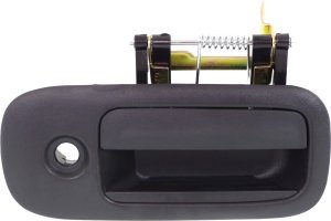 Rear Exterior Door Handle for GMC Express/Savana 2010-2023, Right (Passenger) Side Sliding Door, Textured Black, without Keyhole, Replacement