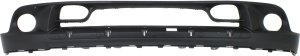 Front Bumper Cover for Dodge Durango 2011-2013, Lower Section, Textured Black, Replacement