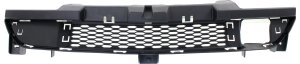 Front Bumper Grille for Dodge Charger 2011-2014, Textured Gray, Compatible with Adaptive Cruise Control, for R/T, SE, SXT Models, Replacement