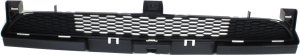 Front Bumper Grille for Dodge Charger 2011-2014, Textured Gray, without Adaptive Cruise Control, for R/T, SE and SXT Models, Replacement