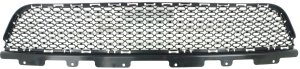 Front Bumper Grille for Dodge Durango 2014-2020, Textured Gray, Without Adaptive Cruise Control, With Chrome Trim, Code MF5, Citadel/GT, Limited/SXT Models 2017-2018, Replacement