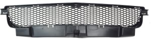 Front Bumper Grille for Dodge Charger SRT8 Model, 2012-2014, Textured Black, without Adaptive Cruise Control, Replacement