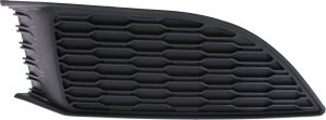 Front Fog Light Molding for 2011-2014 Charger, Left (Driver), Textured Black, with Adaptive Cruise Control, for R/T, SE, SXT Models, Replacement