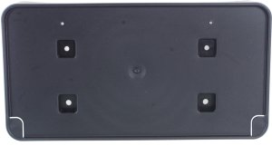 Front License Plate Bracket for Dodge Charger 2015-2023, Textured Type 2 with Hood Scoop, Replacement