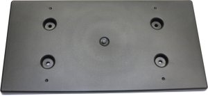 Front License Plate Bracket for Dodge Promaster Van 2014-2022, Textured Black, Replacement