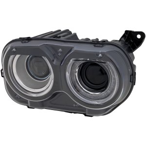 Headlight Assembly for 2015-2023 Dodge Challenger Right (Passenger), Halogen, Without Air Ducts, Replacement
