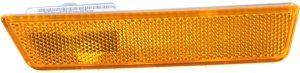 Front Side Marker Light for Challenger 2008-2014, Left (Driver), Lens and Housing, Fit for 2013-2014, Without Chrome Trim, Replacement