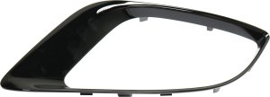 Front Fog Light Molding for Dodge Durango 2016-2020, Right (Passenger) Side, Black, Excludes SRT & Pursuit Models, Replacement