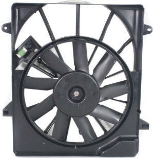 Radiator Fan Shroud Assembly for Dodge Nitro 2007-2011, Includes Resistor, Replacement