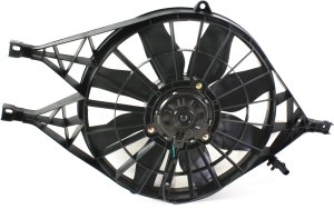 Radiator Fan Assembly for Dodge Durango, 2000-2003 Models, Single Fan, Replacement