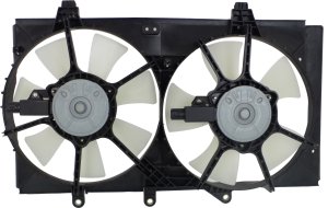 Radiator Fan Assembly for Dodge Neon 2001-2003, Dual Fan, 2.0 Litre Engine, 4-Speed Automatic Transmission, Replacement