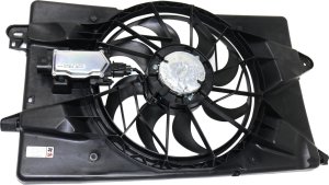 Radiator Fan Assembly for Dart 2013, Single Fan, Up to June 4, 2012, with Control Module, Replacement
